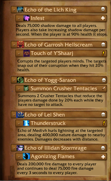 Mythic Changes Echo of Medivh Dungeon Journal Entry